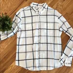 Express Men’s Shirt Linen Size L